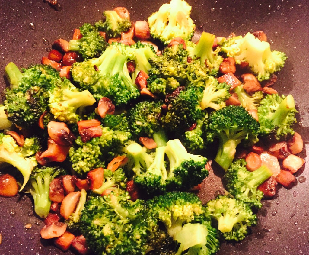 Sautéed broccoli & mushrooms