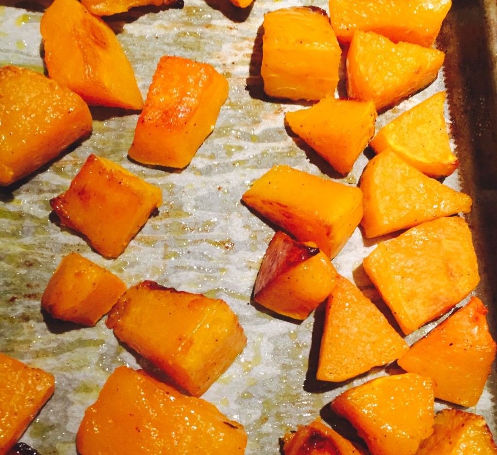 Delicious roasted butternut squash