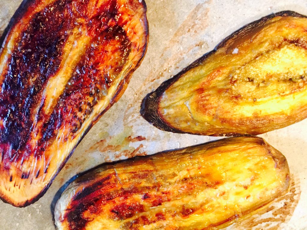 Roasted eggplant is so delicious, you can add it to anything and culinary magic is guaranteed