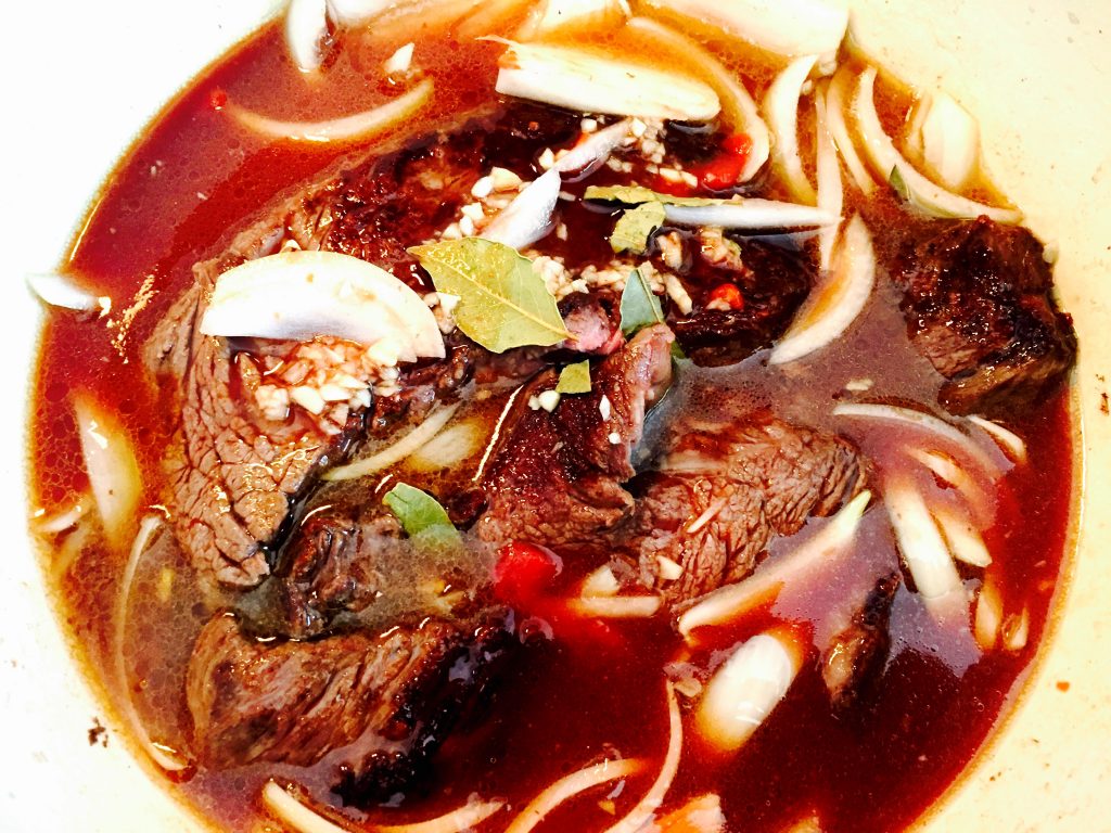 The incredible aroma emanating from this is unmistakably delicious ... If you've ever made this kind of dish you know exactly what I mean!
