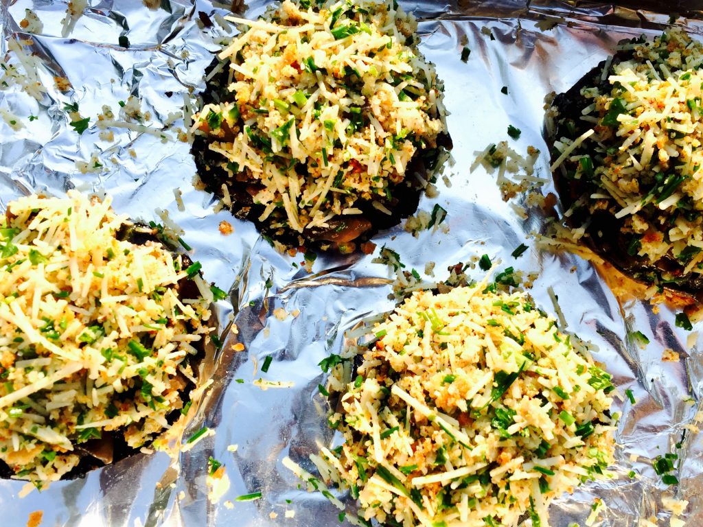 Irresistably delicious stuffed portobello mushrooms