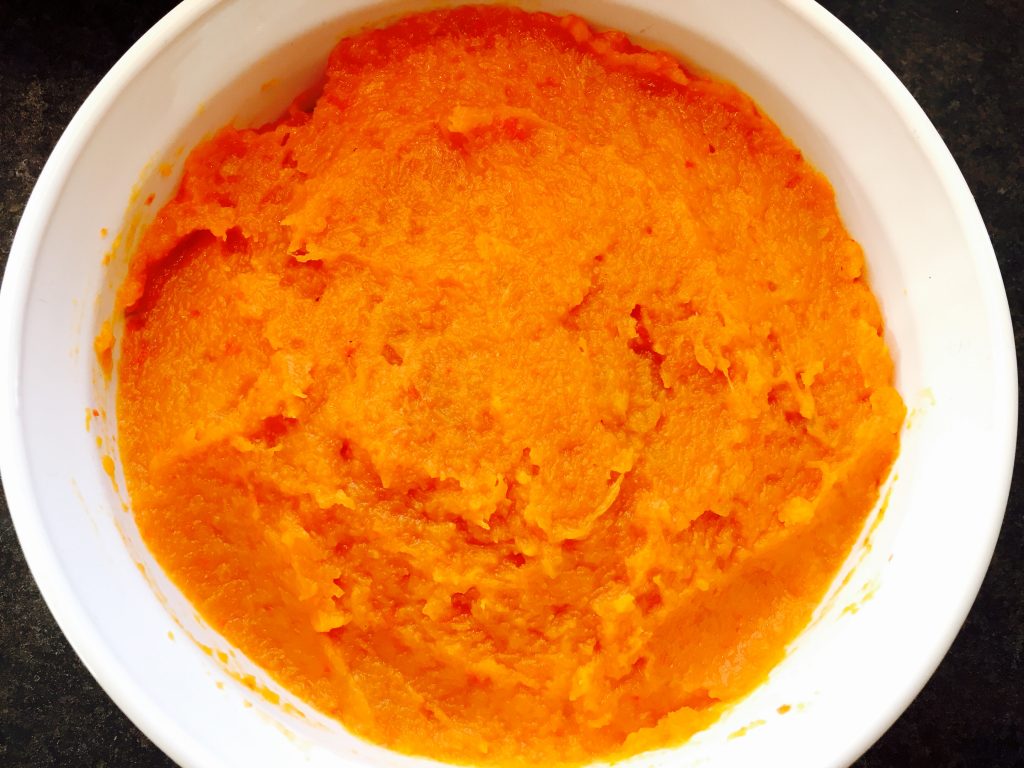 One of the most delicious side dishes ever, roasted butternut squash and roasted sweet peppers mashed together in a beautiful culinary combo