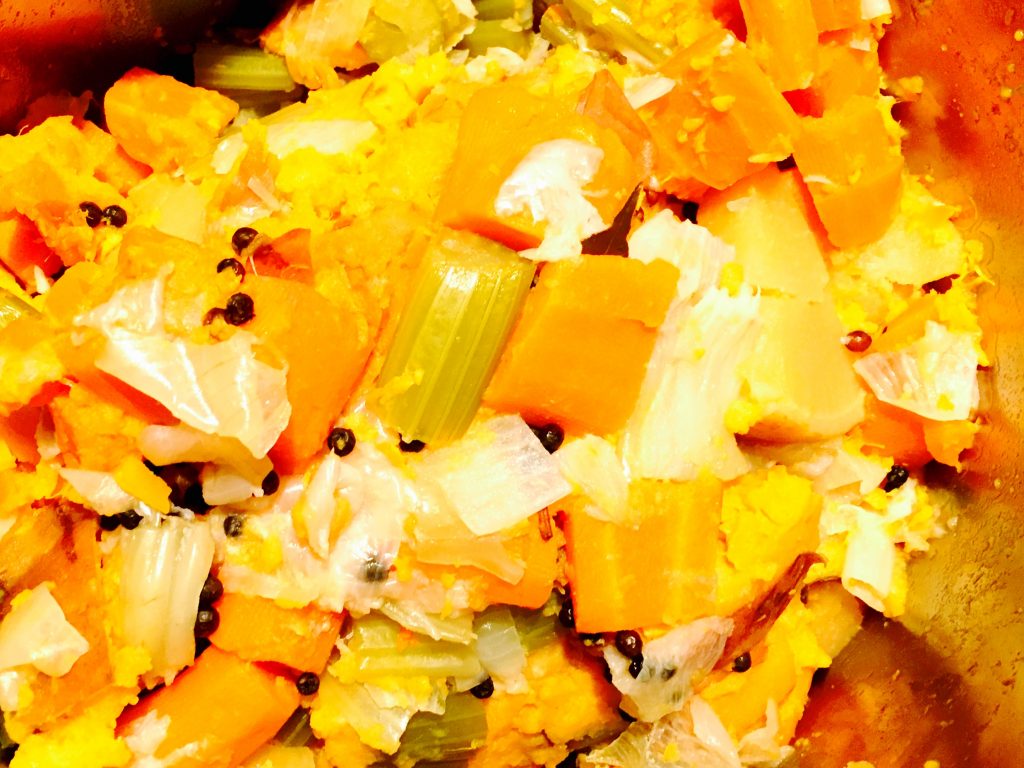 The magic of homemade vegetable broth is, you can use anything you want!