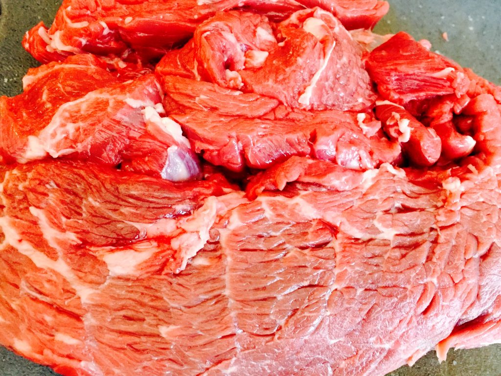 Chuck roast, nicely trimmed and ready to braise