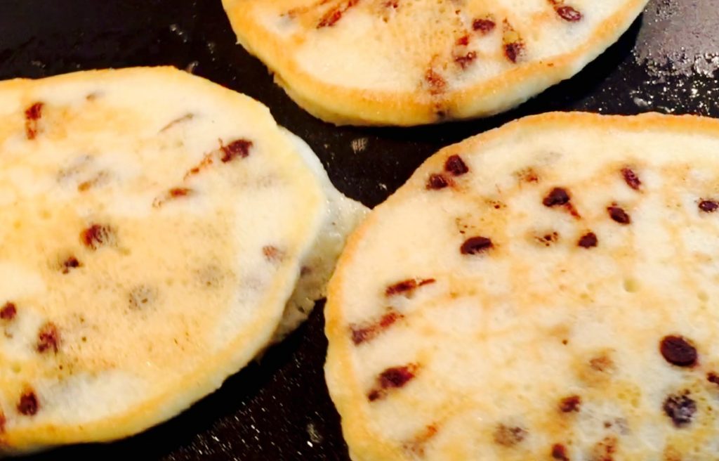 The first batch is always a test-run to see if you've got the temperature just right ... but there is no such thing as a bad pancake with this recipe