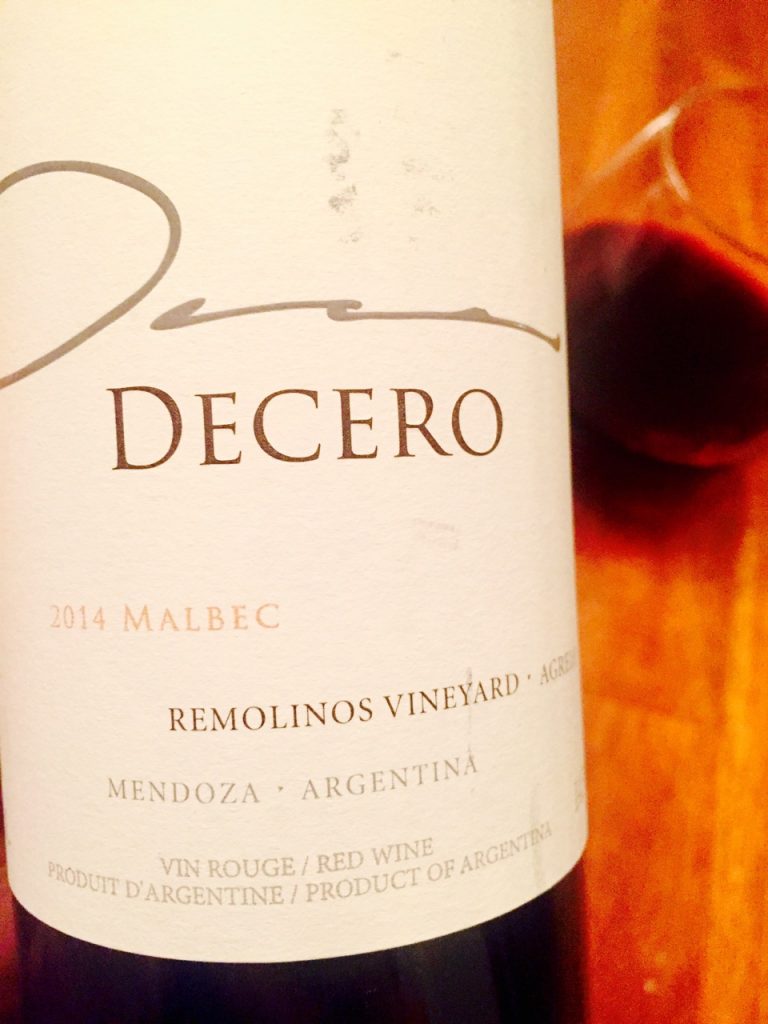 Finca Decero Malbec 2014