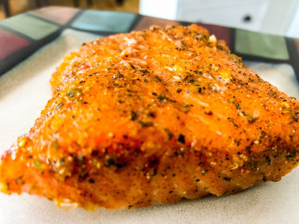 The most delicious salmon ever is smoked over indirect heat on the BBQ