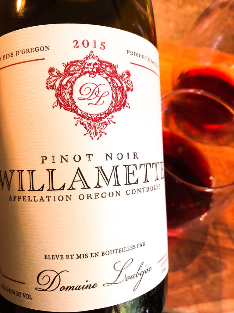 Domaine Loubejac Pinot Noir Willamette Valley 2015