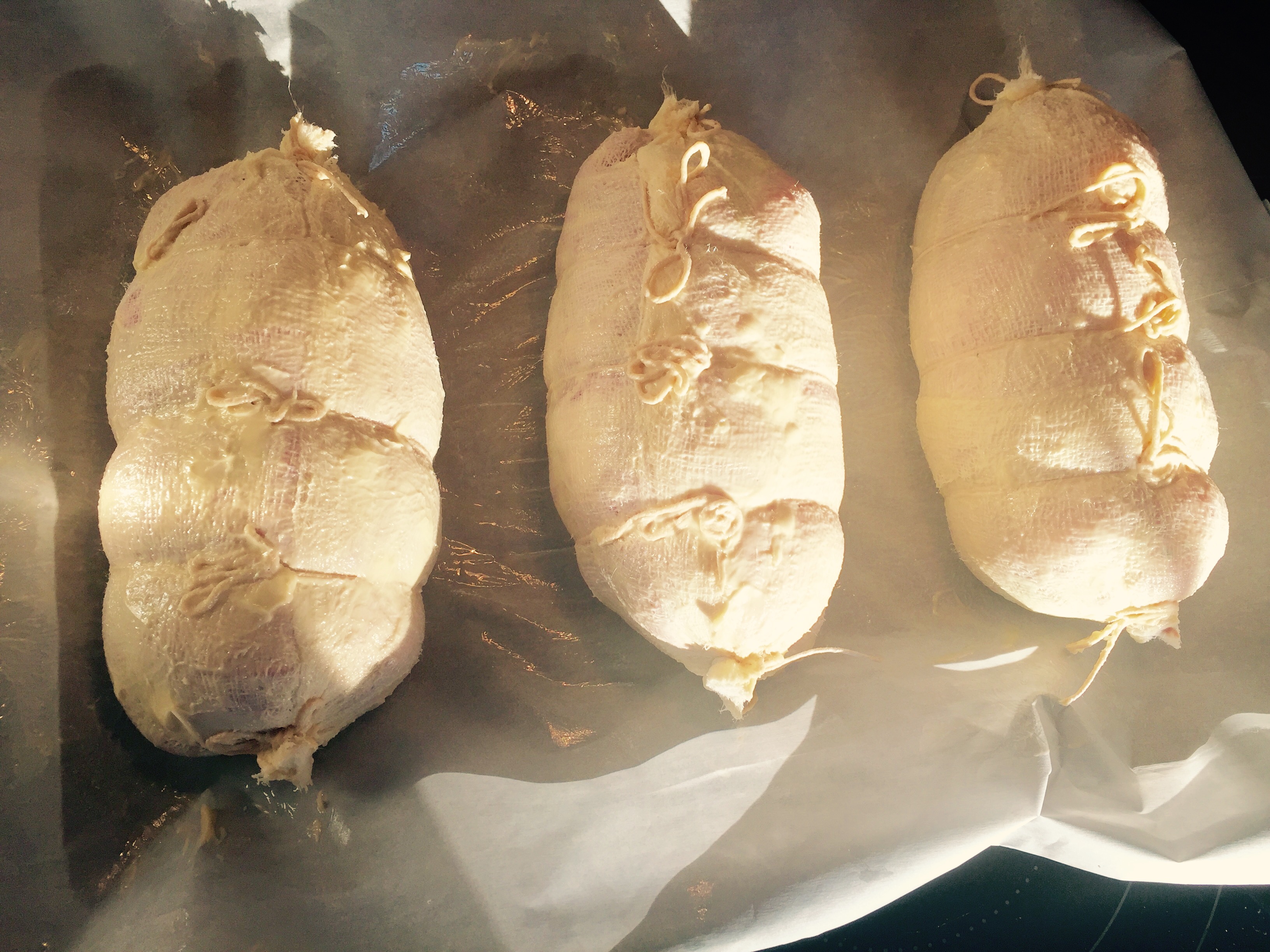 Stuffed turkey breasts Ballotine