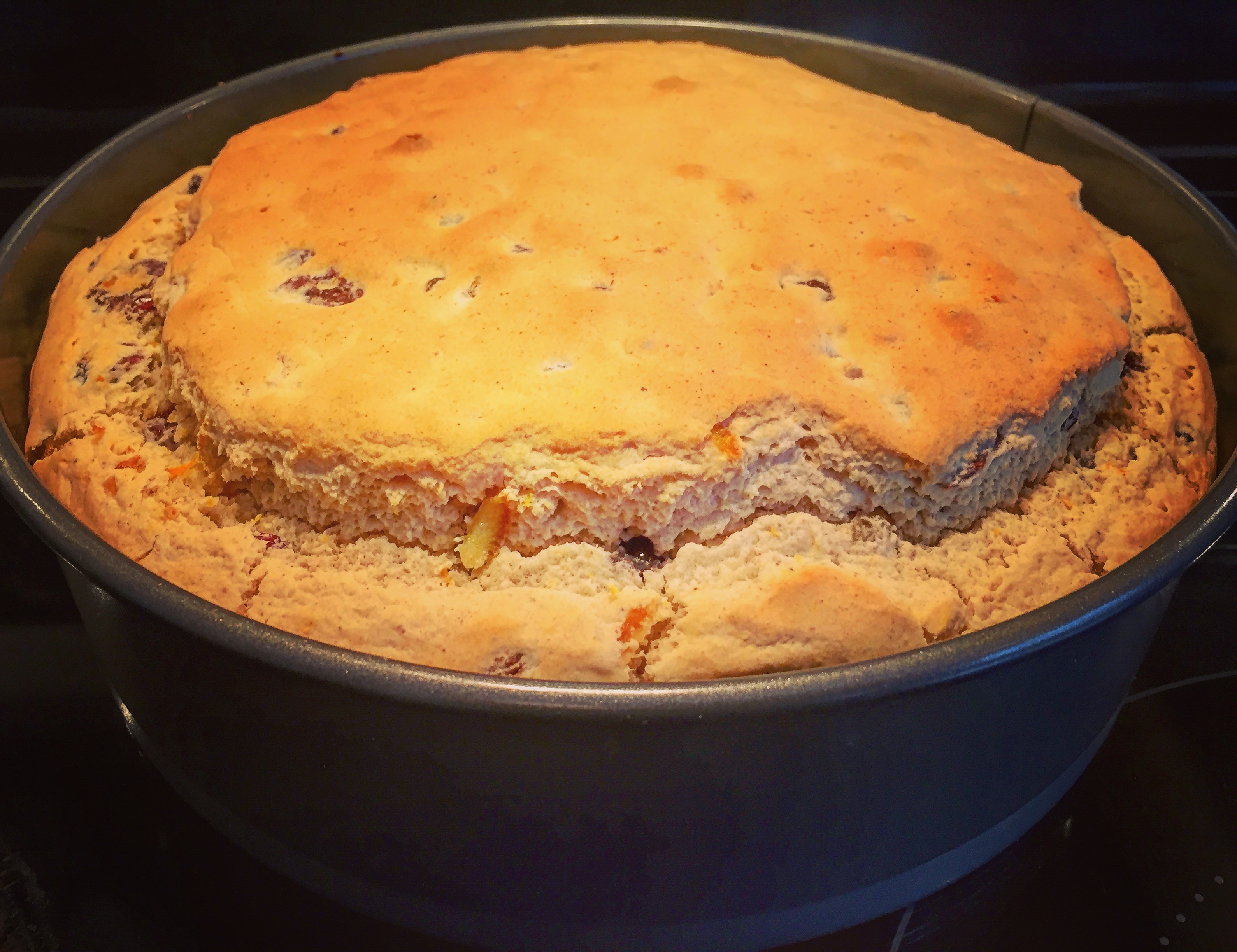 Warm & delicious traditional Irish barmbrack bread fresh out of the oven ... with no gluten and no dairy!