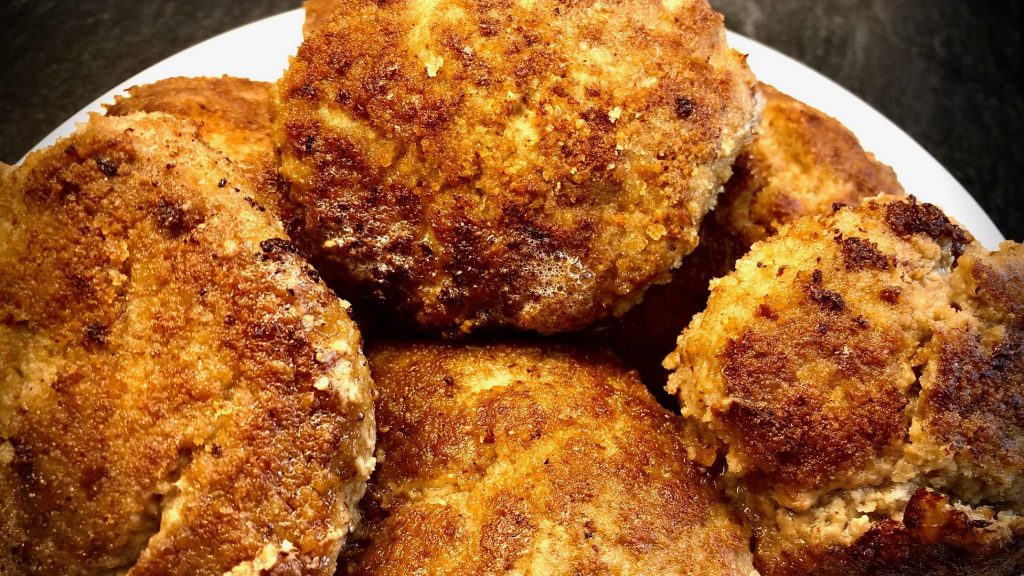 Gluten Free & Dairy Free Swedish Wallenbergare Veal Burgers Recipe